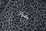 Trendy Leopard Print Faux Furr Hooded Padded Jacket