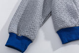 Embroidered American Style Round Neck Sweatshirt