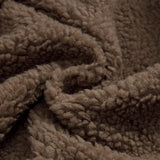 Camouflage Lined Cashmere Faux Furr Hooded Jacket