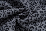 Trendy Leopard Print Faux Furr Hooded Padded Jacket