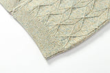 Luxury Diamond Jacquard Lapel knitted Cardigan