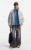 Stylish Cleanfit Warm Double Zipper Cotton Jacket