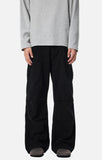 American Style Straight Leg Pleated Cargo Jeans