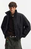 Stylish Cleanfit Warm Double Zipper Cotton Jacket