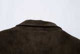 Vintage Punk Airplane Buckle Design Leather Jacket