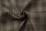 Vintage Plaid High Street High Neck Jacket