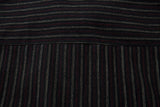 Crocodile Pattern Punk Style Stripe Leather Jacket