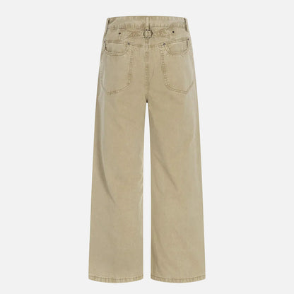 Vintage Washable Punk Old Denim Jeans