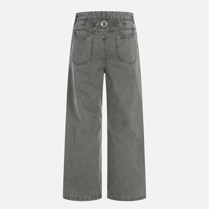 Vintage Washable Punk Old Denim Jeans