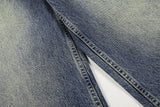 Trendy Brand Wash Denim Wide Leg Denim Jeans