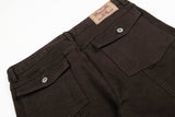 Solid Color Loose Microflared Casual Jeans