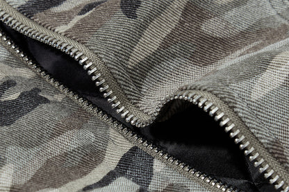 Warm Camouflage Fur Hooded Padded Jacket