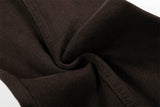 Solid Color Loose Microflared Casual Jeans