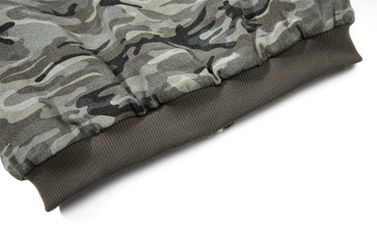 Warm Camouflage Fur Hooded Padded Jacket