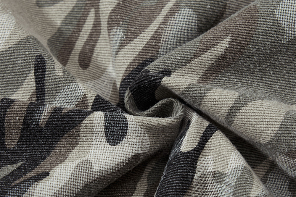 Warm Camouflage Fur Hooded Padded Jacket