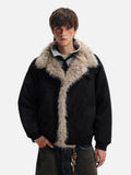Mountain Carved Warm Cleanfit Faux Fur Jacket