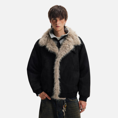 Mountain Carved Warm Cleanfit Faux Fur Jacket