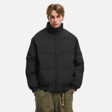 Cozy Hip Hop Stand Collar Puffer Jacket