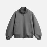 Retro American Style Cleanfit Bomber Flying Jacket