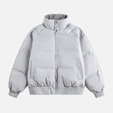 Cozy Hip Hop Stand Collar Puffer Jacket