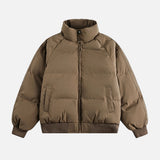 Cozy Hip Hop Stand Collar Puffer Jacket
