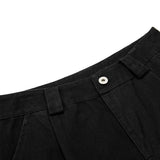 Retro European Style Willow Nail Wide Leg Cargo Jeans