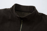 American Vibe Two Way To Wear Vertical Collar Plaid Jacket