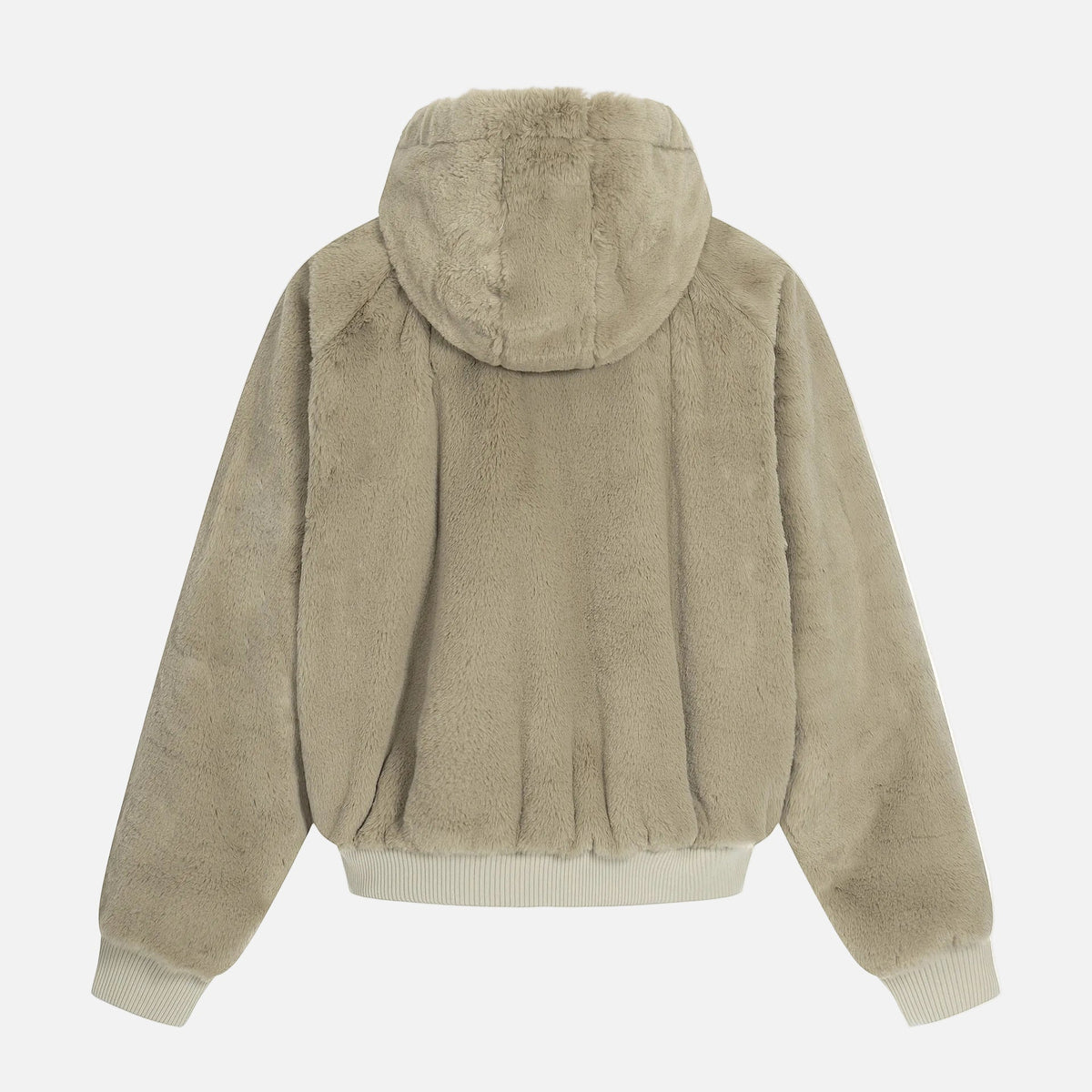 Streetwear Double-Sided Fleece Lined Hooded Jacket
