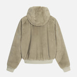 Streetwear Double-Sided Fleece Lined Hooded Jacket