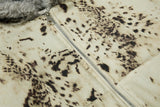 Leopard Print Tie Dye Fur Hooded Padded Jacket