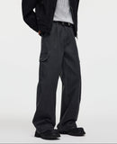 Y2K Retro Deconstructed Workwear Cargo Pants