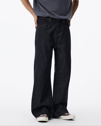 American Style Red Line Boyfriend Jeans