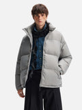 Warm Bread Retro Vertical Collar Puffer Jacket