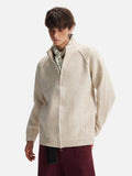 Streetwear Deconstructed Turtleneck Wool Cardigan