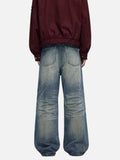 American Style High Street 3D Denim Jeans