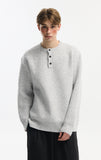 Trendy Cozy Solid Color Round Collar Wool Sweater