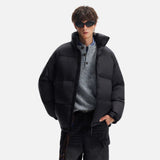 Warm Bread Retro Vertical Collar Puffer Jacket