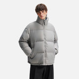 Warm Bread Retro Vertical Collar Puffer Jacket