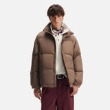 Warm Bread Retro Vertical Collar Puffer Jacket