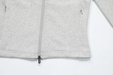 DAXUEN Slim-fit mock neck zip jacket