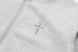 DAXUEN Slim-fit mock neck zip jacket