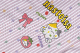 DAXUEN Pastel polka dot embroidered button-up shirt