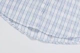 DAXUEN Hooded short-sleeved shirt with cat embroidery