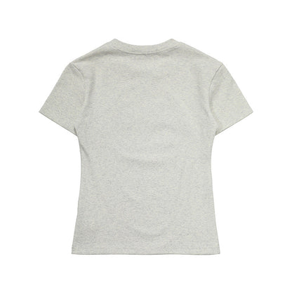 DAXUEN Leopard print star graphic short-sleeved t-shirt