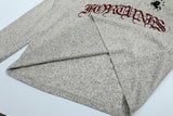 DAXUEN Light grey heathered long-sleeved Henley shirt