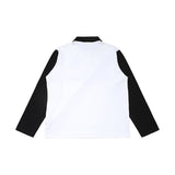 DAXUEN Retro long sleeve polo shirt with diagonal stripe