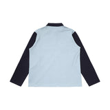 DAXUEN Retro long sleeve polo shirt with diagonal stripe