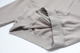 DAXUEN Distressed zip-up hooded sweatshirt