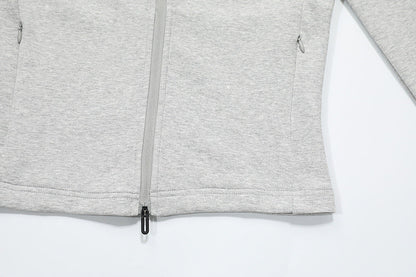 DAXUEN Sleek zip-up athletic jacket with embroidered logo
