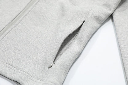 DAXUEN Sleek zip-up athletic jacket with embroidered logo